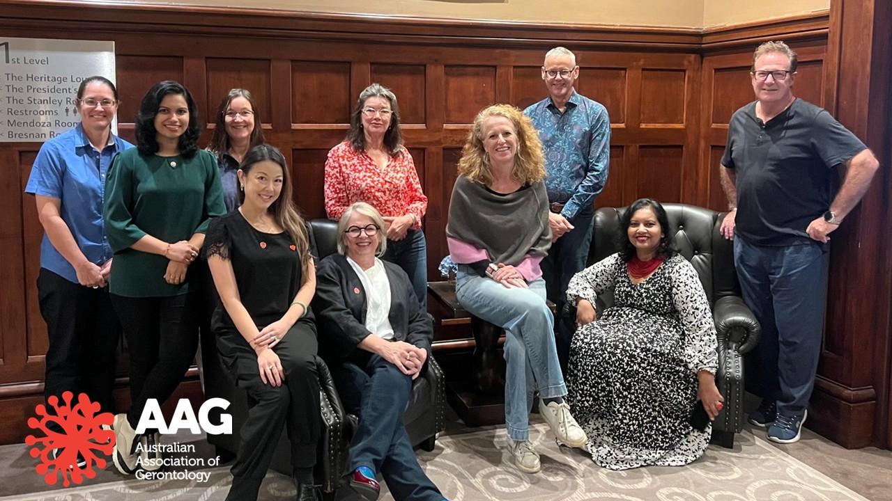 Photo of AAG Board directors, president and CEO at the March 2026 Board meeting.